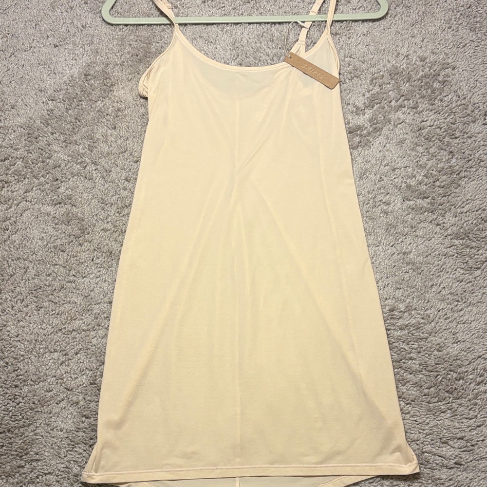 SKIMS Cream Mini Dress